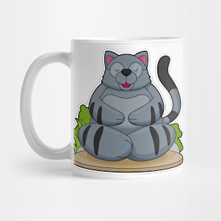 Cat at Yoga Fitness Mug